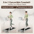 3Hp Folding Treadmill With Adjustable Height And App Control Silver Sp37860Us Sl By Cw