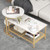 Set Of 2 Nesting Coffee Table With Extra Storage Shelf For Living Room Golden Jv11232Gd By Cw