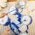 Kids Drum Set Educational Percussion Musical Instrument Toy With Bass Drum Blue Tm10059Bl By Cw