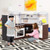 Toddler Kitchen Playset With Ice Maker Microwave Oven Sink And Washing Machine For Kids 3 Years Old Tm10081 By Cw