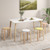 Set Of 4 Bentwood Stackable Stools Dining Stools With Round Tops Multicolor Jv10970Cl By Cw