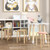 Set Of 4 Bentwood Stackable Stools Dining Stools With Round Tops-Multicolor JV10970CL By CW