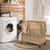 110L 2 Section Laundry Hamper With 2 Removable And Washable Liner Bags Natural Jz10084Na By Cw