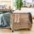 110L 2-Section Laundry Hamper With 2 Removable And Washable Liner Bags-Natural JZ10084NA By CW