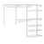 Adjustable Closet Organizer Kit With Shelves And Hanging Rods For 4 To 6 Feet-White HW66515WH By CW