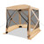6.7 X 6.7 Feet Pop Up Gazebo With Netting And Carry Bag-Coffee NP10676CF By CW