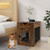 Furniture Style Dog Kennel With Drawer And Removable Dog Bed-Coffee JV10671CF By CW