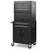 3-In-1 6-Drawer Rolling Tool Chest Storage Cabinet With Universal Wheels And Hooks-Black TL35733BK By CW