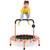 36 Inch Mini Trampoline With Colorful Led Lights And Bluetooth Speaker-Orange TW10086OR By CW