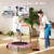 36 Inch Mini Trampoline With Colorful Led Lights And Bluetooth Speaker-Pink TW10086PI By CW