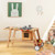 Wooden Play Cart With Sun Proof Umbrella For Toddlers Over 3 Years Old-Blue TP10105BL By CW