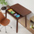 Mid Century Folding Dining Table For 4 People Extendable Kitchen Table With Hidden Storage-Brown JV11365WN By CW