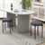 Bar Stools Set Of 4 Upholstered Kitchen Stools With Foot Pads Dark Gray Jv11340Hs 4 By Cw