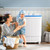 17.6 Lbs Portable Washing Machine With Drain Pump-Blue FP10587US-BL By CW