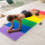 Pu Leather Tri-Folding Gymnastics Tumbling Mat With Carrying Handles For Kids FH10115 By CW