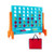Jumbo 4-To-Score Connect Game Set With Carrying Bag And 42 Coins-Orange TM10103OR By CW