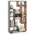 47-Inch Tall Bookshelf For Home Office Living Room-Natural & Black JV11449HY By CW