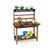 Wooden Potting Bench Table Outdoor Mud Kitchen With Solid Fir Wood Frame-Natural TY347735NA By CW