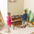 Outdoor Movable Mud Kitchen With 2 Rolling Wheels And 1 Push Handle-Natural TY347733NA By CW