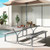 6 Feet Picnic Table Bench Set With Hdpe Tabletop For 8 Person-Gray NP11266GR+ By CW