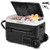 Dual Zone 12V 42Qt Car Refrigerator For Vehicles Camping Travel Truck Rv Boat Outdoor And Home Use FP10735US-BK By CW
