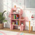 Kids Bookcase Toy Storage Organizer With Open Storage Shelves Unicorn Tp10192Pi By Cw