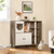 Cat Litter Box Enclosure With 3 Sisal Scratching Posts For Indoor Cats Natural Pv10135Bn By Cw