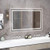 Led Bathroom Mirror Wall Mounted Rectangle Mirror With 3 Color Dimmable Lights L Ba8062Ca By Cw