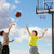 18 Inch Basketball Rim Goal Replacement With All Weather Net And Mounting Hardware-Black SP37875BK By CW