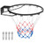 18 Inch Basketball Rim Goal Replacement With All Weather Net And Mounting Hardware-Black SP37875BK By CW