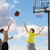 15 Inch Basketball Rim Goal Replacement With All Weather Net And Mounting Hardware-Black SP37876BK By CW