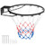15 Inch Basketball Rim Goal Replacement With All Weather Net And Mounting Hardware-Black SP37876BK By CW