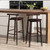 Wooden Bar Chair Set Of 2 With Backrest And Footrest For Home Restaurant Cafe Brown Jv11683Bn 35 By Cw