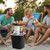 3 In 1 Portable Cooler Bar Table With Bottle Opener And Lift Top Lid For Camping Poolside Black Np11636Bk By Cw