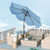 9 Ft Patio Umbrella With Crank Handle And Push Button Tilt-Navy NP11942NY By CW