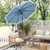 9 Ft Patio Umbrella With Sun Protective Canopy For Patio Garden Pool Navy Np11943Ny By Cw