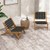 Indoor Patio Teak Wooden Chair With Woven Webbing Seat And Backrest JV11762 By CW