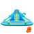 Inflatable Water Slide With Dual Slides And Large Splash Pool And Carry Bag (With 584W Blower) NP11777US By CW