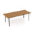 86.5 Inch Rectangular Patio Dining Table For 8 With Acacia Wood Tabletop And Umbrella Hole-86.5 Inches HW72245 By CW