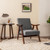 Modern Accent Chair Leisure Armchair With Felt Pads-Light Gray JV10729QH By CW