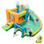 Inflatable Water Slide With Dual Slides And Splash Pool Bounce House With 735W Blower NP11331+EP24683 By CW