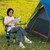 360 Swivel Hunting Chair Portable Foldable Hunting Chair With Mesh Cup Holder And Storage Pockets Blue Np11931Bl By Cw