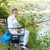 360° Swivel Hunting Chair Portable Foldable Hunting Chair With Mesh Cup Holder And Storage Pockets-Blue NP11931BL By CW