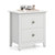Modern Nightstand With 2 Drawers For Small Spaces-White HU10822WH By CW