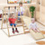 5-In-1 Indoor Jungle Gym Foldable Climber Playset With Fun Slide And Adjustable Swing TS10181 By CW