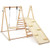 5-In-1 Indoor Jungle Gym Foldable Climber Playset With Fun Slide And Adjustable Swing TS10181 By CW