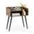 Mid Century Modern Nightstand With Open Shelves-Brown HU10755CF-1 By CW