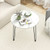 Round Coffee Table With Thickened Tabletop And Metal Tripod Legs-White HV10626WH By CW