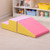 2-Piece Step And Slide Climber For Infants And Toddlers Baby Soft Play Set Foam Blocks-Yellow FH10121OF By CW