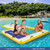 8 Ft X 8 Ft Inflatable Dock Platform With Mesh Swim Lounge Sp38187 By Cw